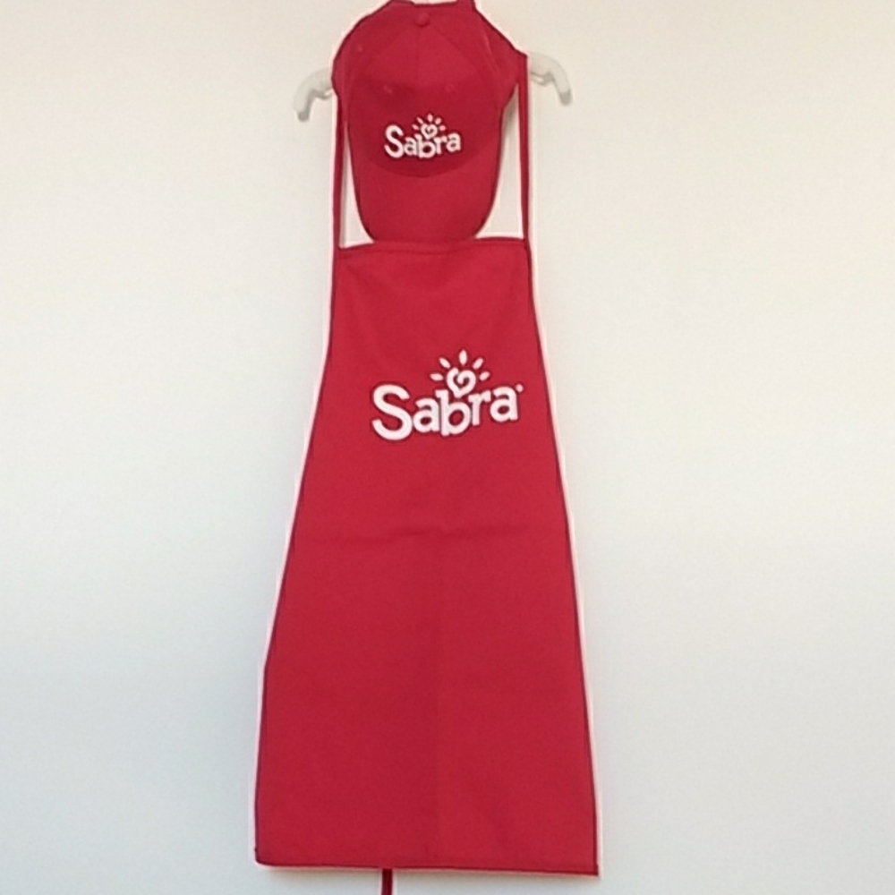 Sabra Red Apron and Ball cap